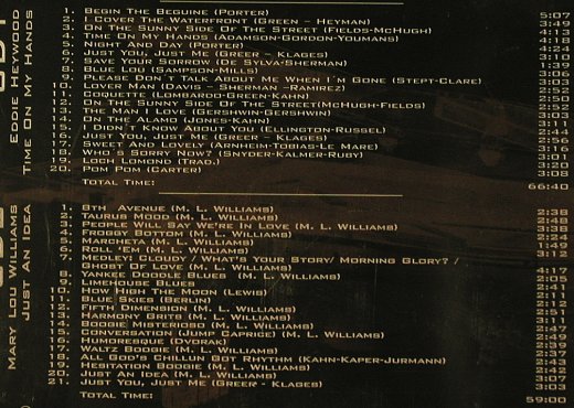 Heywood,Eddie / Mary Lou Williams: Jazz Piano Master, History/Tim(205331-305), , 2000 - 2CD - 81608 - 4,00 Euro