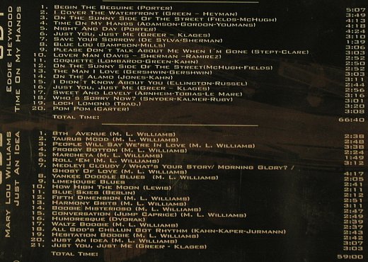Heywood,Eddie / Mary Lou Williams: Jazz Piano Master, History/Tim (205331-305), , 2000 Typ: 2CD Best.-Nr.: 81608 Preis: 4,00 Euro