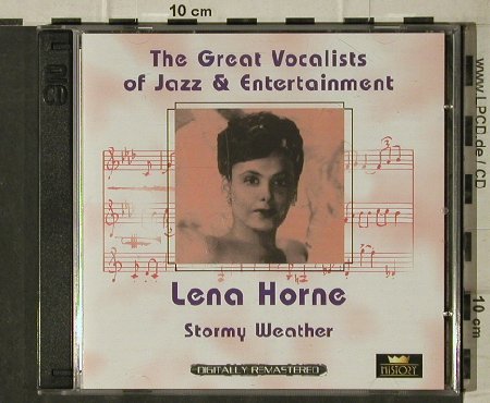 Horne,Lena: Stormy Weather,38 Tr., History, D Typ: 2CD Best.-Nr.: 81675 Preis: 5,00 Euro