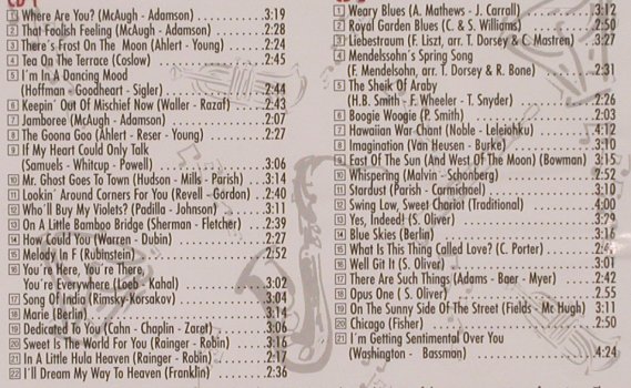 Dorsey,Tom: I'm Getting Sentimental Over You, History (20.1905-HI), 1929-1947, 2000 Typ: 2CD Best.-Nr.: 81956 Preis: 6,00 Euro