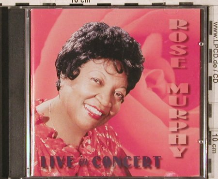 Murphy,Rose: Live in Concert, Equinox(EQCD 7002), , 1994 - CD - 81959 - 7,50 Euro