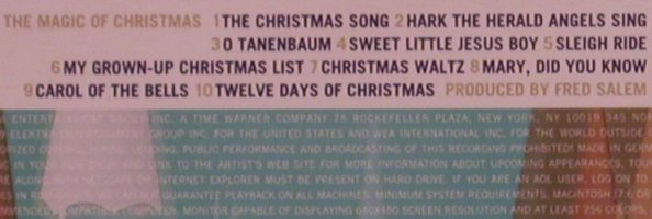 Cole,Natalie & London Symphony: The Magic Of Christmas, Elektra(), US, 1999 - CD - 82056 - 7,50 Euro