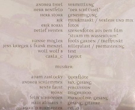 Azena & Friends: Sturm Im Wasserturm(Schanzen ), Billepalast Rec.(), HH, 1998 - CD - 82355 - 10,00 Euro