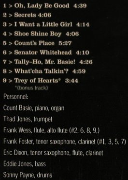 Basie,Count & The Kansas City 7: Same (1962), Digi, Impulse(IMP 12022), D, 1996 - CD - 82359 - 9,00 Euro