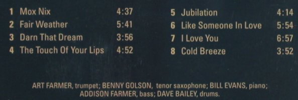 Farmer,Art: Modern Art, Blue Note/Time Life (TL 646/5/7), D, 1991 Typ: CD Best.-Nr.: 82375 Preis: 9,00 Euro