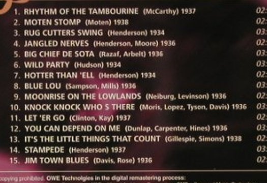 Henderson,Fletcher & his Orch.: Wild Party!, Our World (101067), D, 1999 Typ: CD Best.-Nr.: 82383 Preis: 5,00 Euro