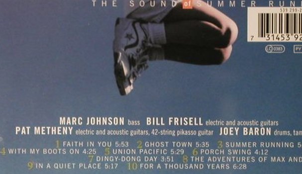 Johnson,Marc: Sound Of Summer Running, PolyGram, , 1998 Typ: CD Best.-Nr.: 82398 Preis: 9,00 Euro