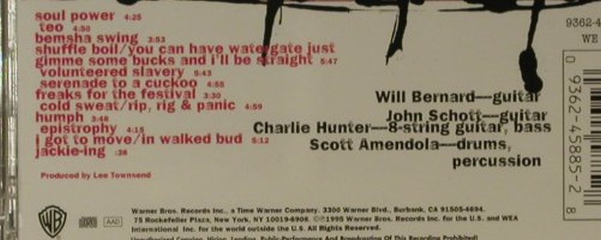 T.J.Kirk: Same (Funk), WB, D, 1995 Typ: CD Best.-Nr.: 82405 Preis: 10,00 Euro
