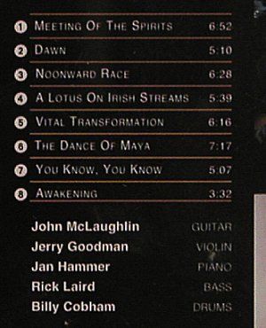 Mahavishnu Orchestra: The Inner Mounting Flame, Legacy(), US, 1998 - CD - 82414 - 7,50 Euro