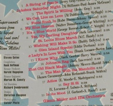 Miller,Glenn: The Fabulous, BMG(), EU, 1999 - CD - 82418 - 7,50 Euro