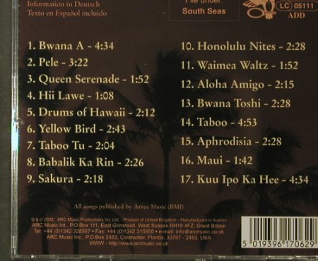 Lyman,Arthur: The Music of Hawaii, Arc(), A, 2002 - CD - 82421 - 10,00 Euro