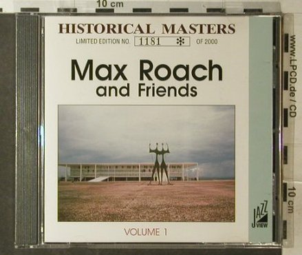 Roach,Max and Friends: Vol.1, Live 1960, JazzView(018), I,  - CD - 82443 - 10,00 Euro