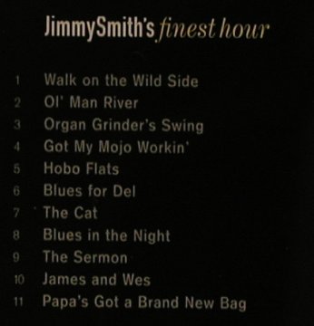 Smith,Jimmy: Finest Hour, Verve (543 598-2), EU, 2000 Typ: CD Best.-Nr.: 82455 Preis: 7,50 Euro