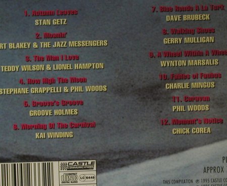 V.A.Jazz Masterpieces 1 & 2: Stan Getz...Chick Corea,Monk, Castle (MAT CD 333/334), UK, 1995 Typ: CDx2 Best.-Nr.: 82500 Preis: 9,00 Euro
