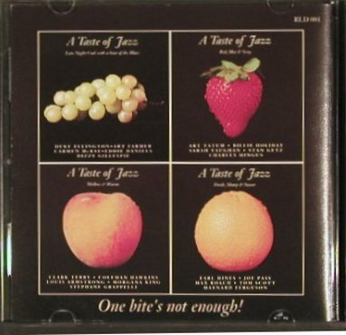 V.A.A Taste Of Jazz 1-4: Late Night Cool With A Hint o.Blues, Red Lion (RLD 001/004), UK,13 Tr., 1992 Typ: CDx4 Best.-Nr.: 82503 Preis: 11,50 Euro