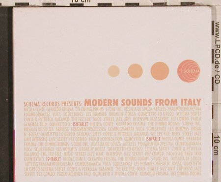 V.A.Modern Sounds from Italy: Nicola Conte...Quartetto Moderno, Schema, Digi(), I,FS-New, 2003 - CD - 82948 - 10,00 Euro