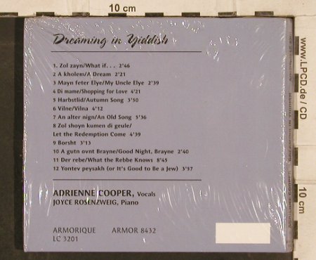 Cooper,Adrienne: Dreaming In Yiddish, Piano, Digi, Armorique(AMOR8432), D, FS-New, 1995 - CD - 83013 - 20,00 Euro