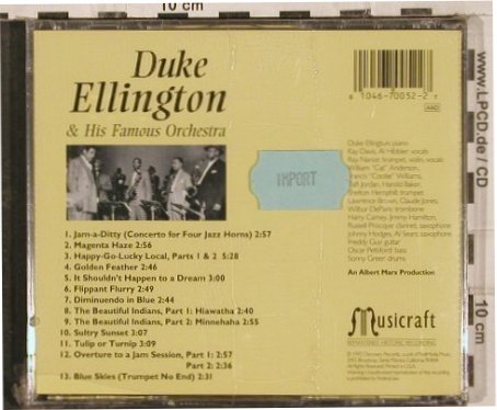 Ellington,Duke & His Orch.: Happy Go Lucky Local, FS-New, Discovery (MVSD-52), US, 1992 Typ: CD Best.-Nr.: 83078 Preis: 12,50 Euro