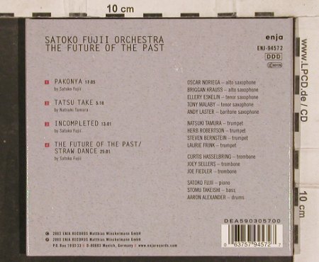 Fujii Orchestra,Satoko: The Future Of The Past, Digi, Enja (ENJ-94572), D, 2003 Typ: CD Best.-Nr.: 83100 Preis: 7,50 Euro