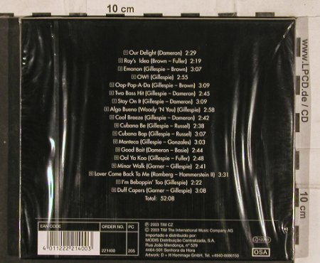 Gillespie,Dizzy: The Best Of, 18 Tr., FS-New, TIM (221400-205), EU, 2003 Typ: CD Best.-Nr.: 83105 Preis: 6,00 Euro