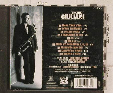 Giuliani,Rosario: More Than Ever, Digi, FS-New, Dreyfus (FDM 36669-2), , 2004 Typ: CD Best.-Nr.: 83106 Preis: 11,50 Euro