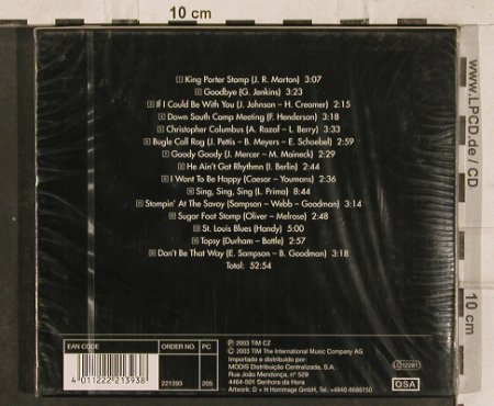 Goodman,Benny: The Best Of, 15 Tr., FS-New, TIM (221393-205), EU, 2003 Typ: CD Best.-Nr.: 83119 Preis: 7,50 Euro