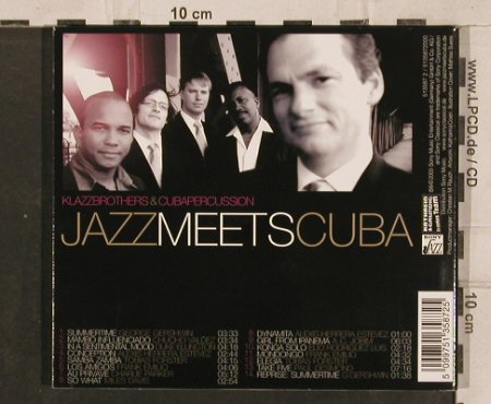Klazz Brothers & Cuba Percussion: Jazz Meets Cuba, Digi, Sony (513587 5), EU, 2005 Typ: CD Best.-Nr.: 83167 Preis: 10,00 Euro