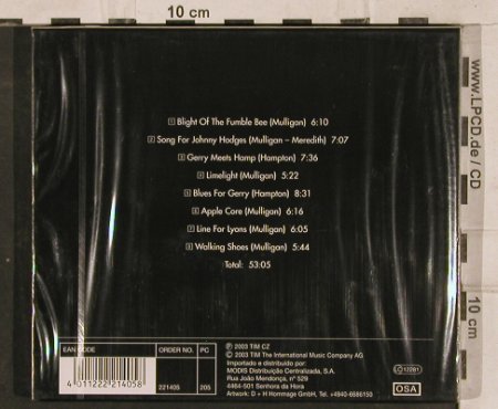 Mulligan,Gerry: The Best Of, 8 Tr., FS-New, TIM(221405-205), EU, 2003 - CD - 83219 - 6,00 Euro