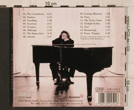 Van't Hof,Jasper: Axioma, Digi, Jaro(), D, 2003 - CD - 83384 - 7,50 Euro