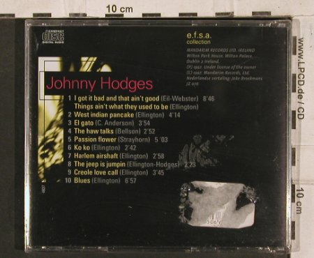 Hodges,Johnny: Jazz Masters, FS-New, efsa (JZ 078), , 1997 Typ: CD Best.-Nr.: 83758 Preis: 10,00 Euro