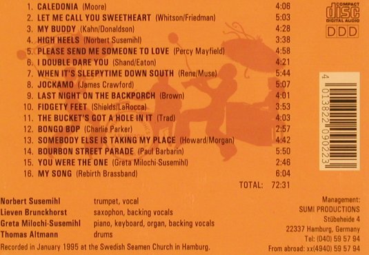 Norbert Susemihl's Arlington Annex: High Heels, Sumi(), D, 1995 - CD - 83961 - 11,50 Euro