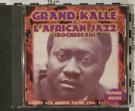 Grand Kalle & L'African Jazz: Succes Des Annes 50/60 Vol.2, Sonodisc (36582), F Typ: CD Best.-Nr.: 84044 Preis: 7,50 Euro