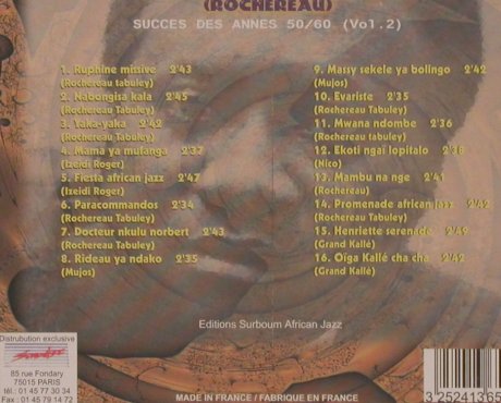 Grand Kalle & L'African Jazz: Succes Des Annes 50/60 Vol.2, Sonodisc(36582), F,  - CD - 84044 - 7,50 Euro