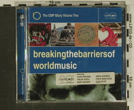 V.A.Breaking The Barriers of: World Music,21 Tr., CMP, D, 1997 Typ: 2CD Best.-Nr.: 84107 Preis: 7,50 Euro