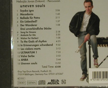 Zivkovic,Nebojsa Jovan: Uneven Soul, tdr.cd 01(), D, 1995 - CD - 84124 - 10,00 Euro