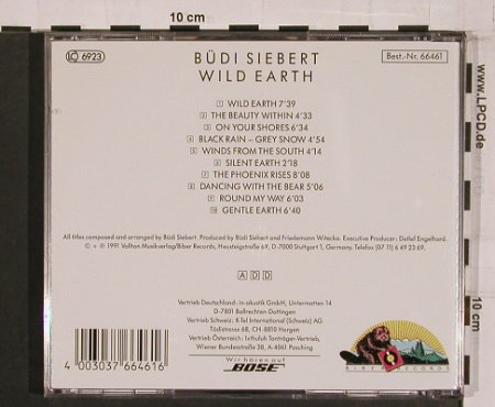 Siebert,Büdi: Wild Earth, Biber, D, 1991 Typ: CD Best.-Nr.: 84164 Preis: 7,50 Euro