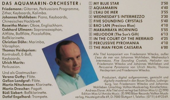 Friedemann: Aquamarin, Biber (66 431), D, 1990 Typ: CD Best.-Nr.: 84167 Preis: 7,50 Euro