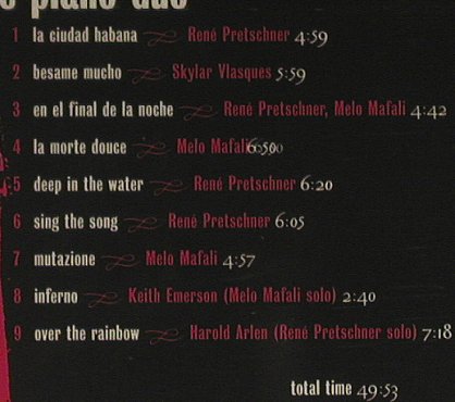 Pretschner & Mafali (The Piano Duo): El Latino,Digi, FS-New, GreenHouse(), D, 97 - CD - 90607 - 10,00 Euro