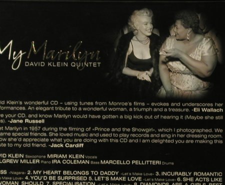 Klein Quartett,David: My Marilyn, Enja(), D, 2001 - CD - 90625 - 9,00 Euro