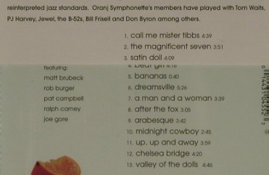 Oranj Symphonette: The Oranj Album, FS-New, Ryko(10455), US, 1998 - CD - 90688 - 10,00 Euro