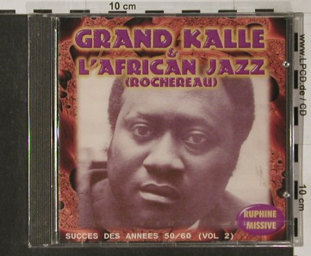 Grand Kalle & L'African Jazz: Succes Des Annes 50/60 Vol.2, Sonodisc (36582), F, FS-New Typ: CD Best.-Nr.: 91702 Preis: 11,50 Euro