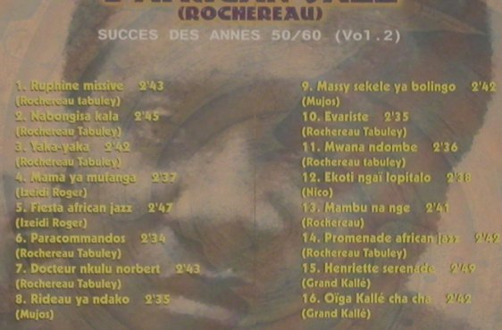 Grand Kalle & L'African Jazz: Succes Des Annes 50/60 Vol.2, Sonodisc(36582), F, FS-New,  - CD - 91702 - 11,50 Euro