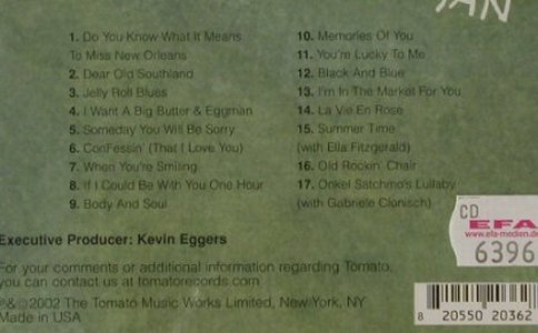 Armstrong,Louis: Butter and Eggman, 17 Tr., FS-New, Tomato(), US, 2002 - CD - 91787 - 10,00 Euro