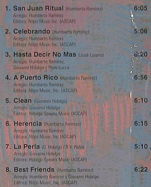 Ramirez,Humberto & Giovanni Hidalgo: Best Friends , FS-New, Connector(), EEC,  - CD - 91921 - 10,00 Euro