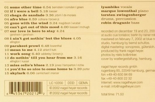 Lyambiko: Out of This Mood, FS-New, Nagel(), , 2002 - CD - 92253 - 9,00 Euro