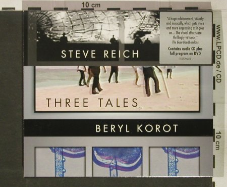 Reich,Steve / Beryl Korot: Three Tales, Nonesuch(), D, 2003 - CD/DVD - 92381 - 15,00 Euro