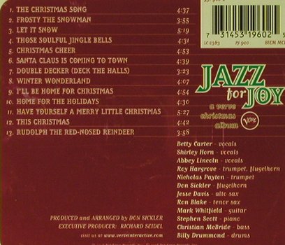 V.A.Jazz for Joy: A Verve Christmas Album, Verve(), D, 1996 - CD - 92811 - 6,00 Euro