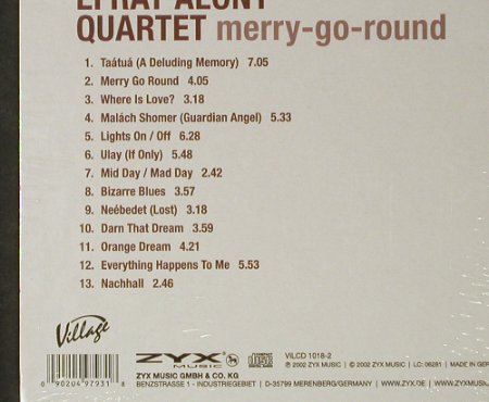 Alony Quartet,Efrat: Merry-go-Round, FS-New, ZYX/Village(VILCD 1018-2), D, 2002 - CD - 92813 - 9,00 Euro