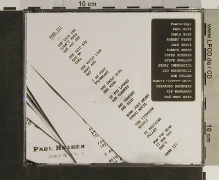Haines,Paul: Darn It !, American Clave (AMCL1014 2), D, 1993 Typ: 2CD Best.-Nr.: 93187 Preis: 10,00 Euro