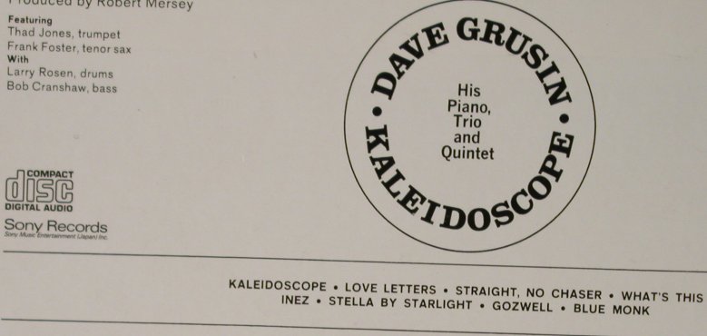 Grusin,Don: Kaleidoscope '65, Digi, Sony(SRCS 9185), J, 1997 - CD - 93199 - 7,50 Euro